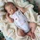 Snuggle Hunny Organic Short Sleeve Kimono Bodysuit - Woodland Tales