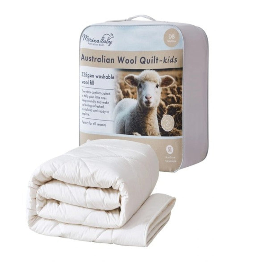 Merino Baby Australian Wool Quilt - Double Bed