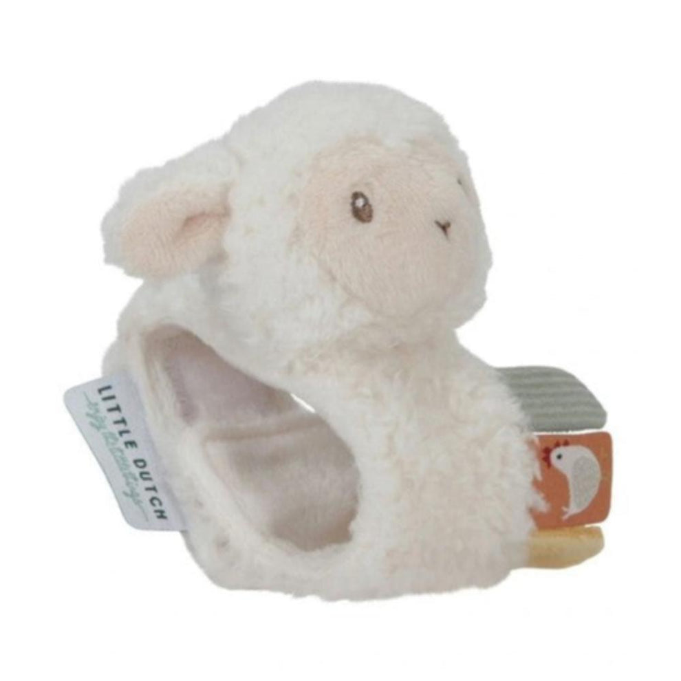 Little Dutch Little Farm Wrist Rattle Sheep – babygoodswarehouse