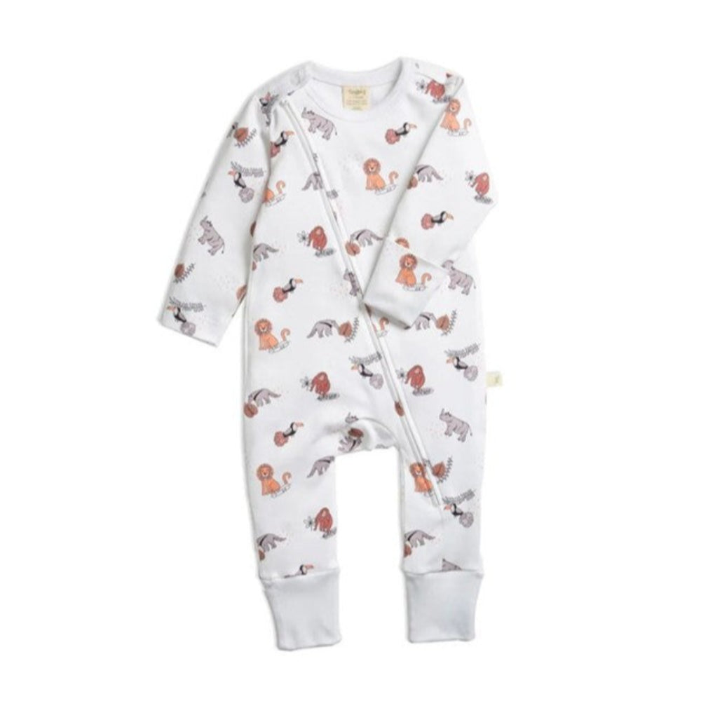 Tiny Twig Organic Cotton Zipsuit - Desert Dash