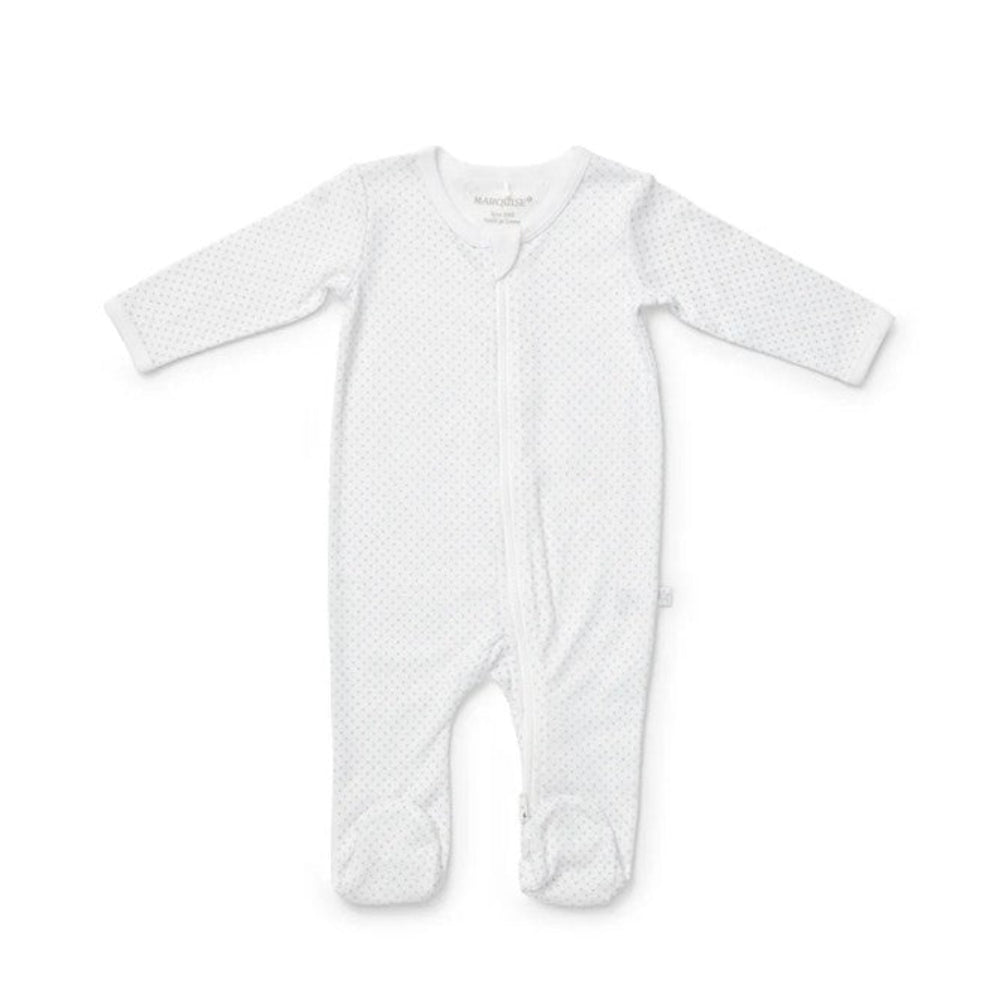 Marquise Zipsuit - 2 pk Grey Stripe/Spot