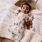 Confetti Kidz Bamboo Zipsuit - Mr Ted