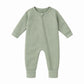 Confetti Kidz Zipsuit - Sage Pointelle