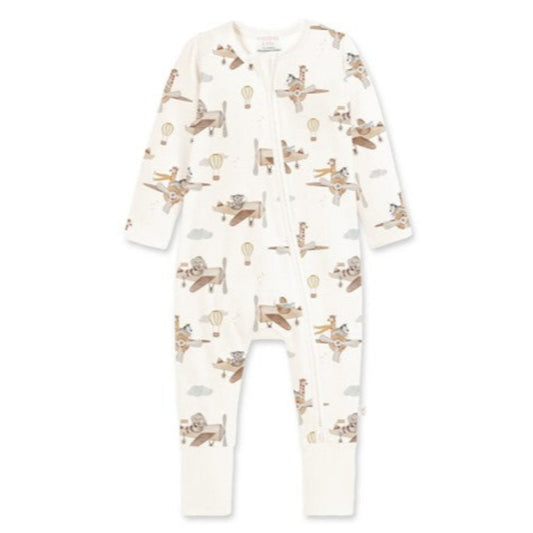 Confetti Kidz Bamboo Zipsuit - Up and Away