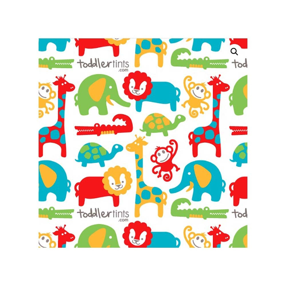 Toddler Tints Car Window Shade - Zoo Friends