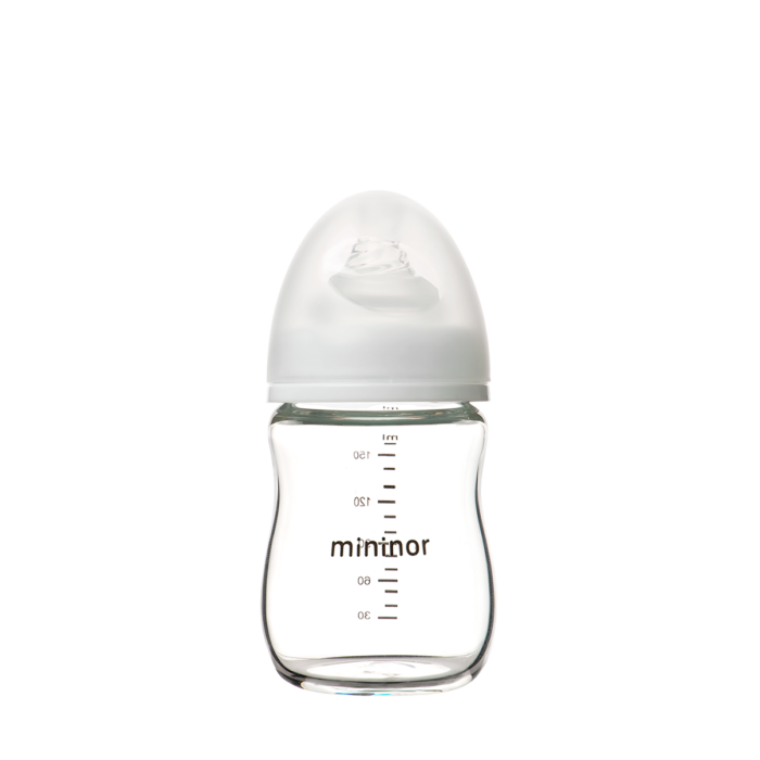 Mininor Baby Bottle Glass - 160 ml - 0m