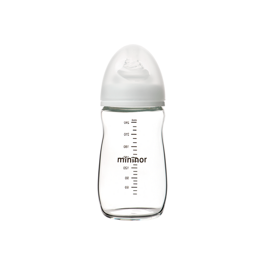 Mininor Baby Bottle Glass - 240 ml - 0m
