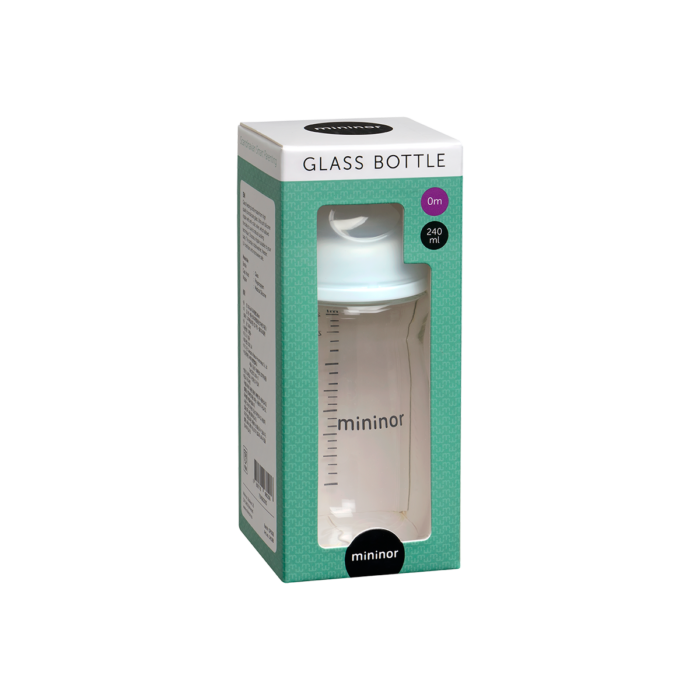 Mininor Baby Bottle Glass - 240 ml - 0m