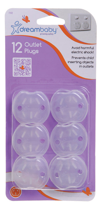 Dreambaby F102 Outlet Plugs 12 Pack