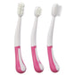 Dreambaby F324 Toothbrush Set 3 Stage Pink
