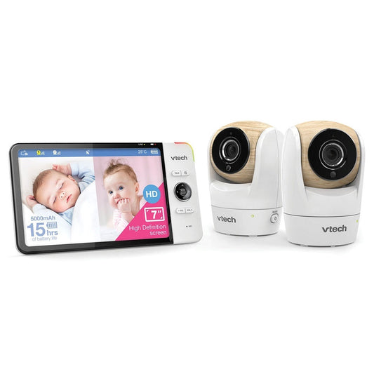 vtech BM7750HD Pan & Tilt Video & Audio Baby Monitor - 2 Camera pack