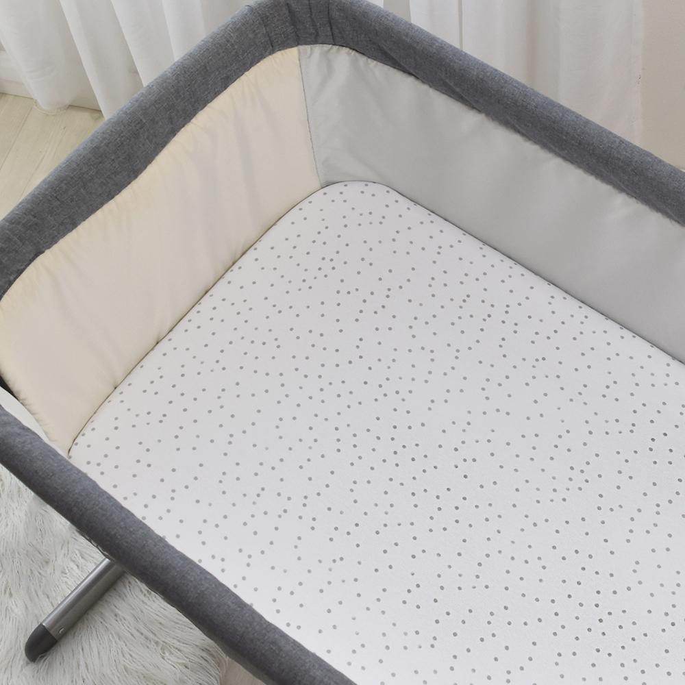 Living Textiles 2pk Bedside Bassinet Fitted Sheets - Savanna Babies