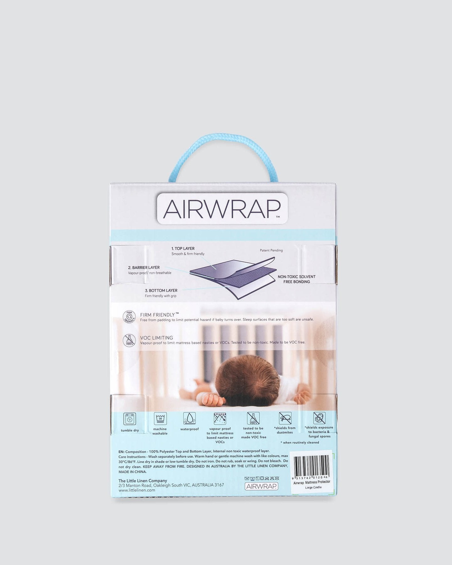 Airwrap Mattress Protector - Large Cradle