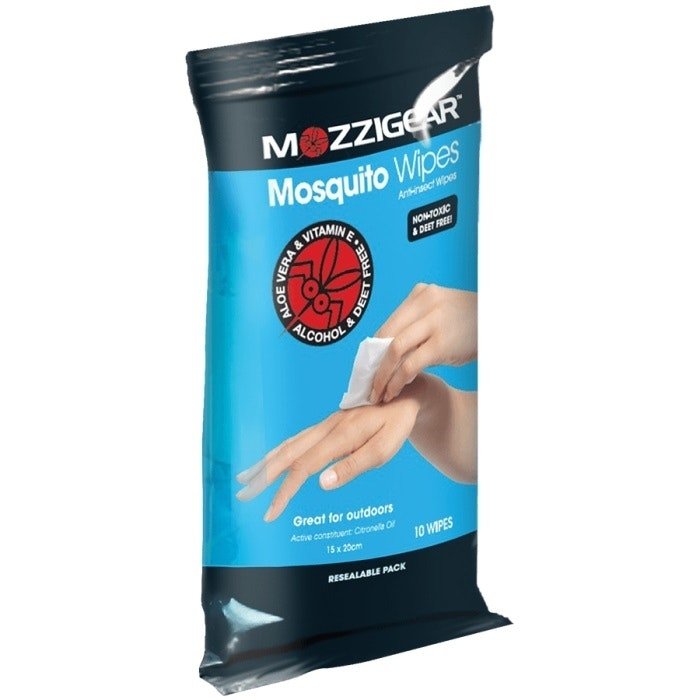 Mozzigear Mosquito Wipes - 3 x 10 pk