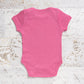 Merino Baby Short Sleeve Bodysuit - Pink