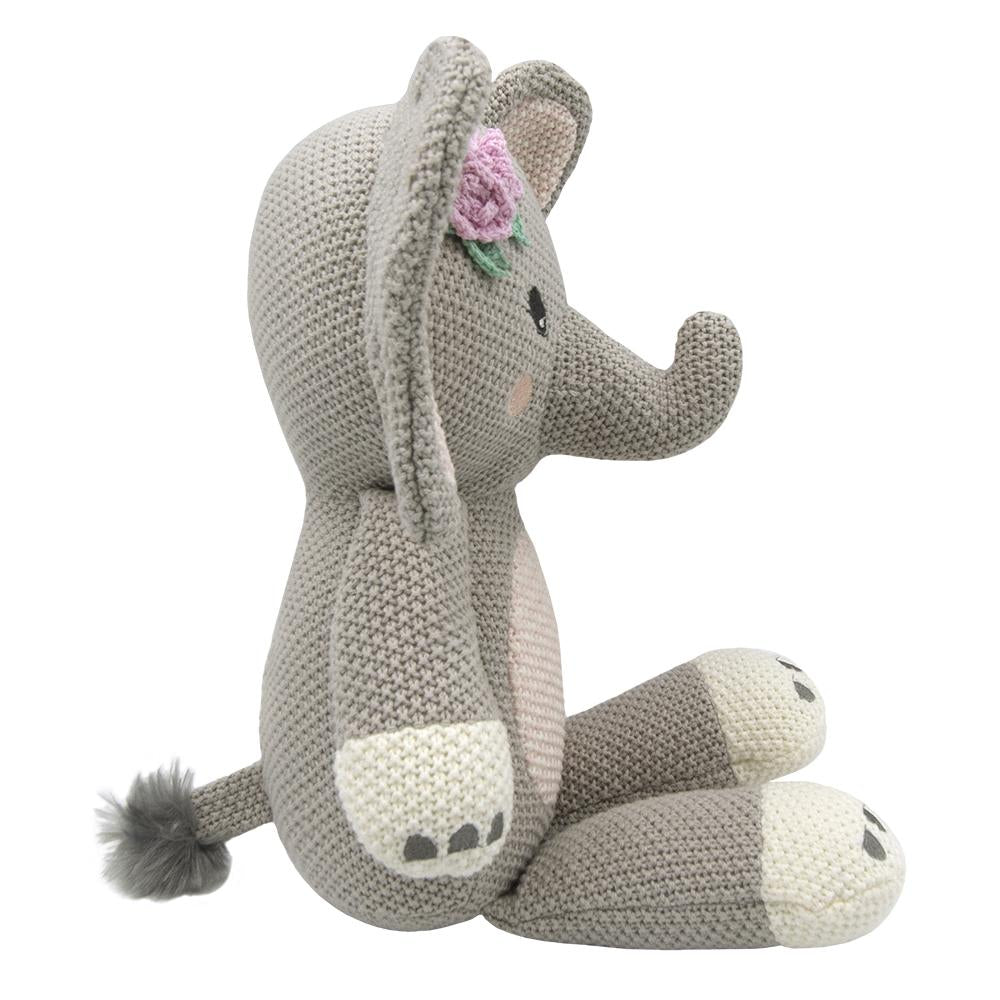 Living Textiles Whimsical Knitted Toy - Ella the Elephant