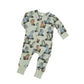 Huxbaby Dino Racer Zip Romper