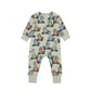 Huxbaby Dino Racer Zip Romper