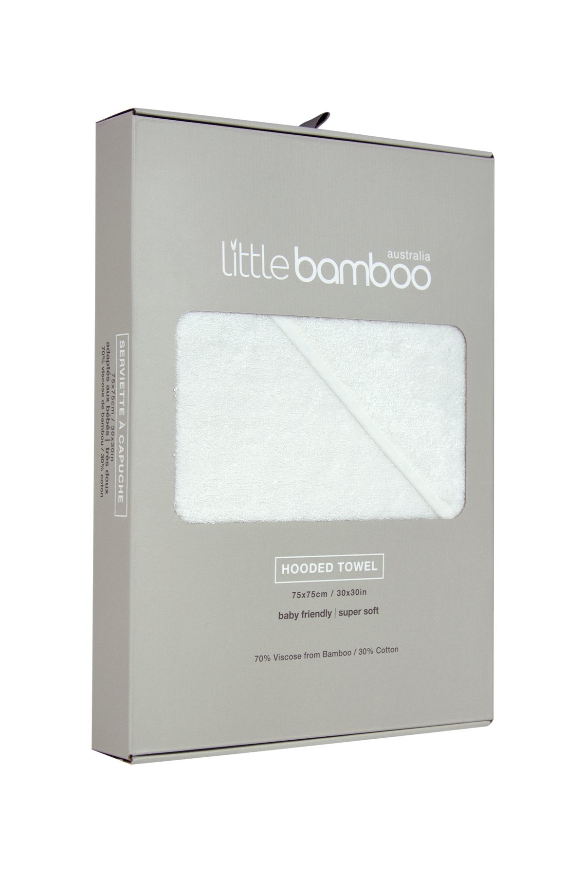 Little Bamboo Hooded Towel - Natural