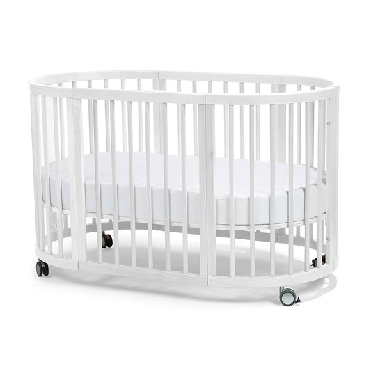 Cocoon Lolli Sprout 4 in 1 Cot with Mattresses - White
