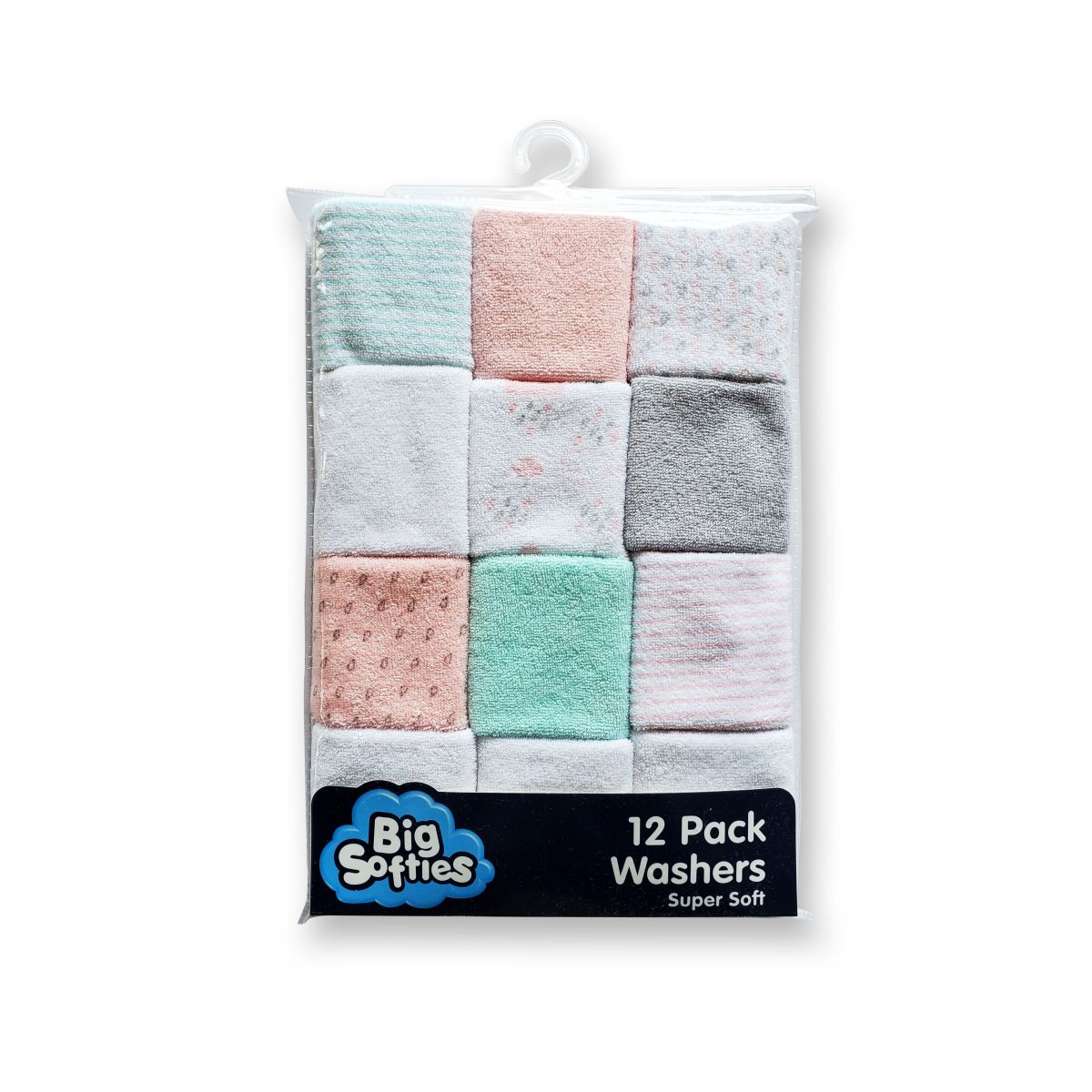 Big Softies Cotton Poly Terry Washer 12 Pk