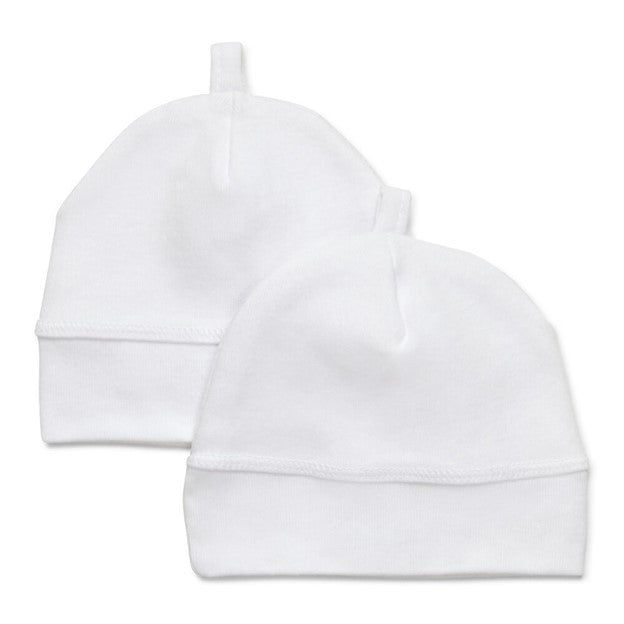 Marquise Premmie Beanie - 2 pk White