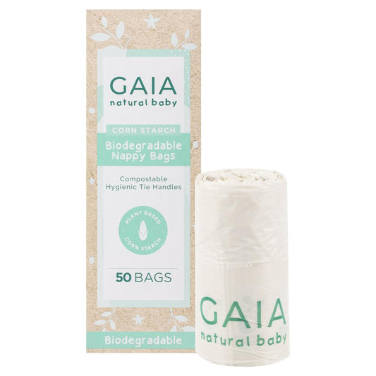 GAIA Biodegradable Nappy Bags 50 pk