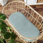Bubba Blue Nordic Jersey Bassinet Fitted Sheet Dusty Sky/Mint 2 pk