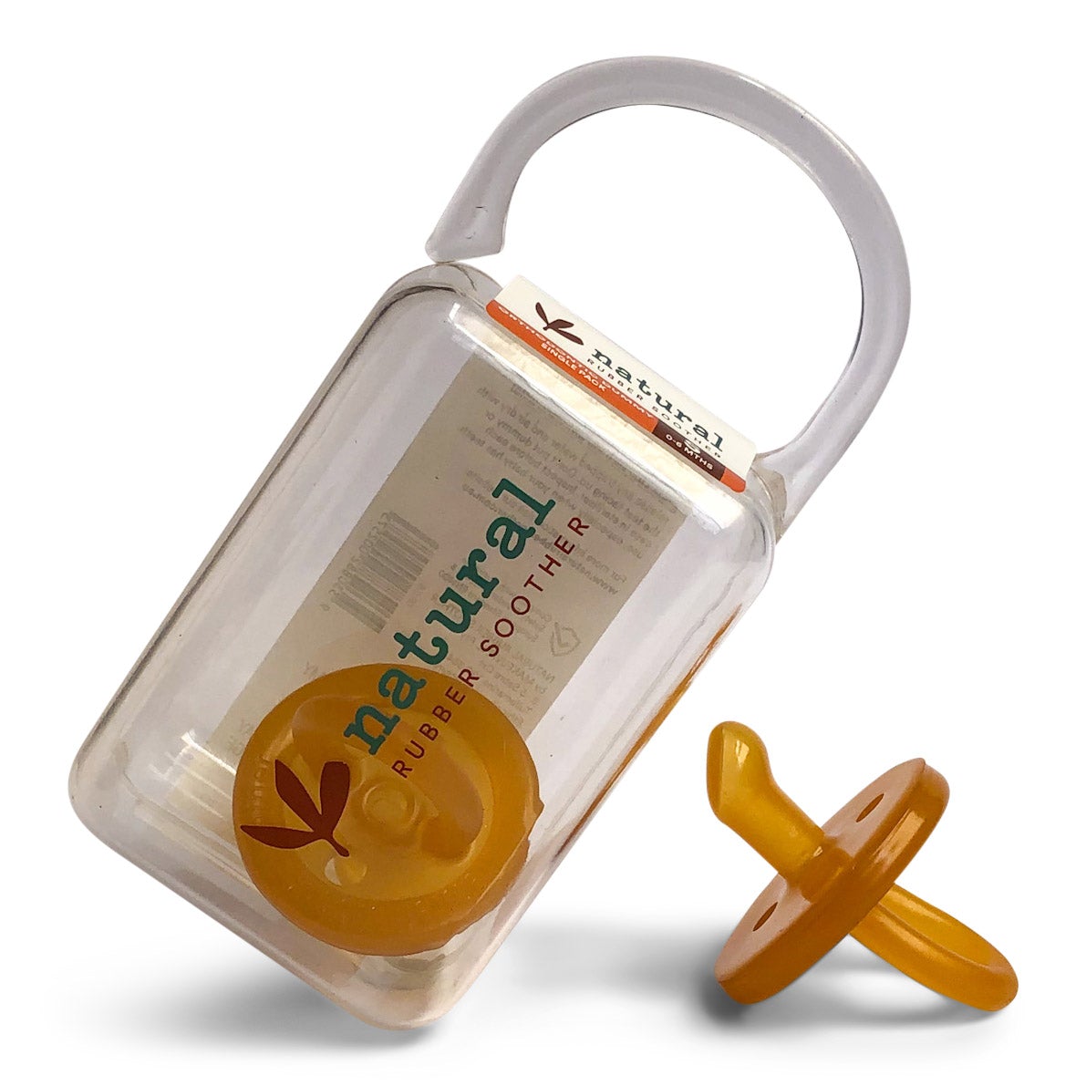 Natural Rubber Soother - Orthodontic Small Twin Pack