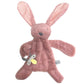 ES Kids Bunny Comforter with Dummy Holder - Blush Stripe