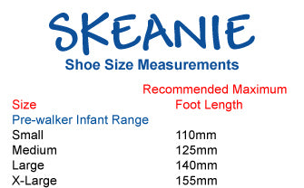 Skeanie Pre-walker Dakota Leather Shoes in Blue