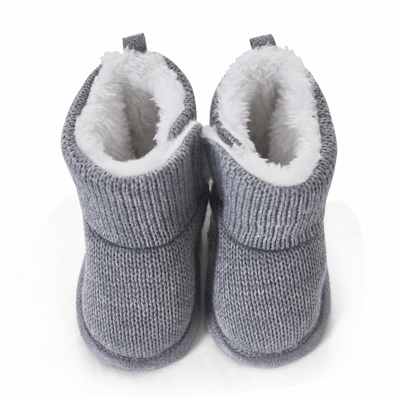 Snugtime Knitted Dino Boot - Grey