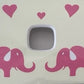 Clip On Neo Dress Up For Light Switches Horizontal Cream/Elephant