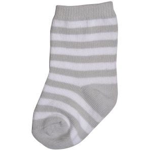 ES Kids Socks 3 Pk Grey Stripe