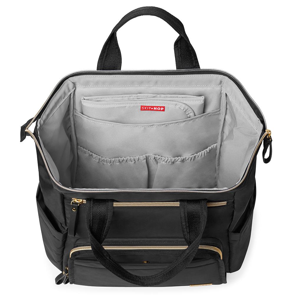 Skip Hop Main Frame Wide Open Backpack -Black