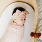 Copper Pearl Knit Swaddle Blanket - Star