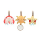 Pearhead Stroller Toy Set of 3 - Rainbow
