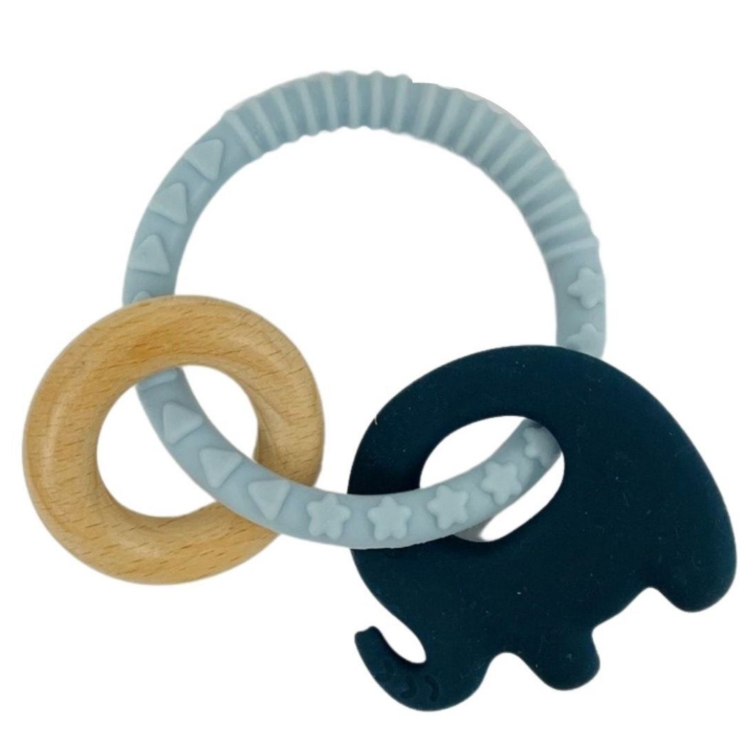 ES Kids Teether Silicone Ring Elephant