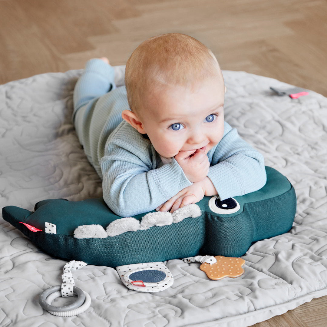Done by Deer Croco Tummy Time Activity Toy - Green