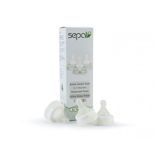 Sepal 3 pk Reduced Flow Teats - Extra Small Teat/Ultra Slow Flow