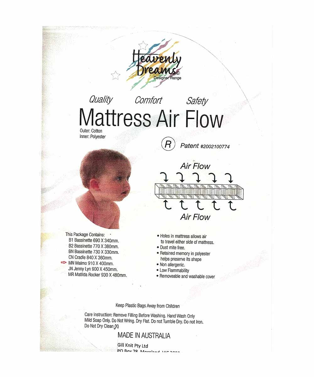 Heavenly Dreams Malmo Airflow Deluxe Mattress 91x40x10cm
