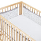 Airwrap Cot Liner Muslin 4 sides - Starry Night Grey
