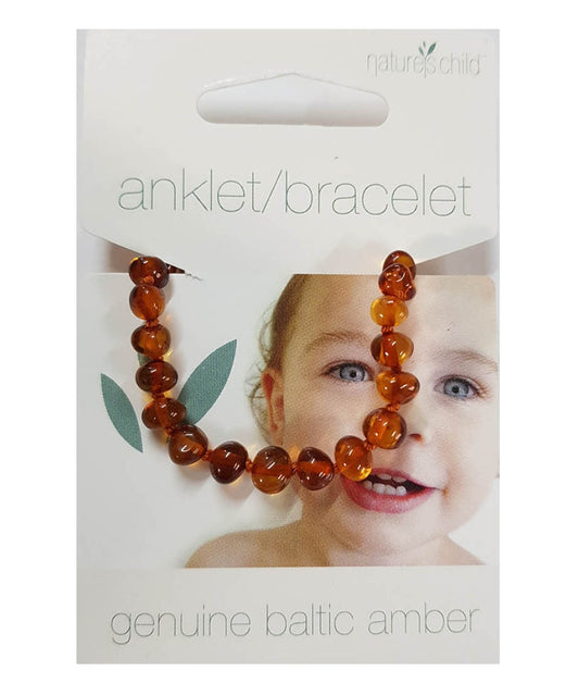 Natures Child Amber Anklet/Bracelet Cognac