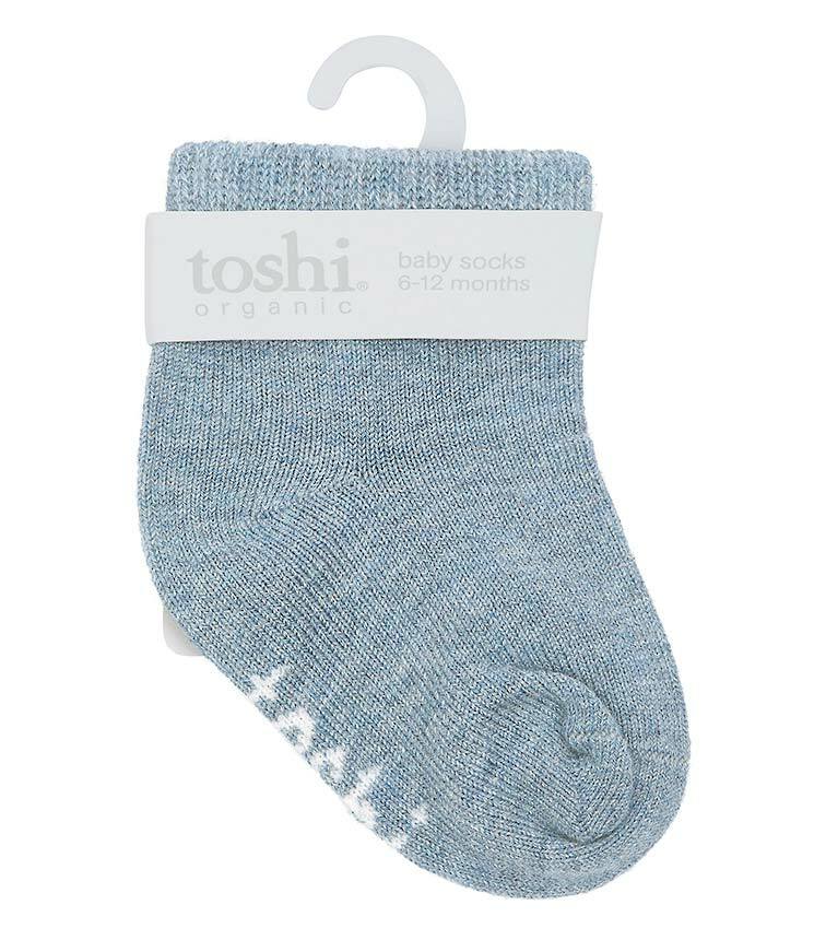Toshi Dreamtime Organic Socks Ankle - Storm