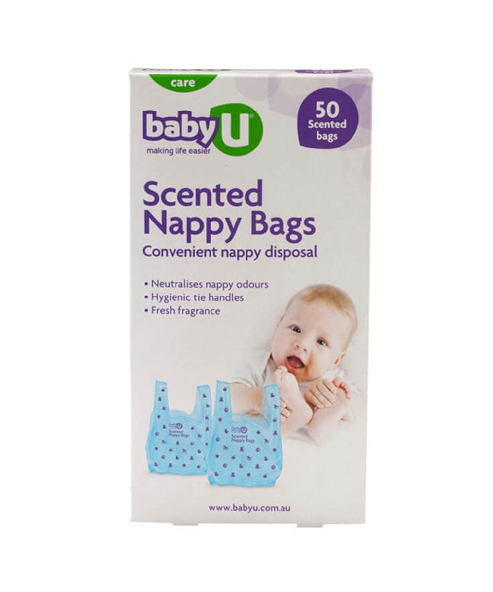 Baby U Scented Nappy Bags 50 Pack