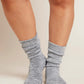 Boody Womens Chunky Bed Socks - Dove Marl