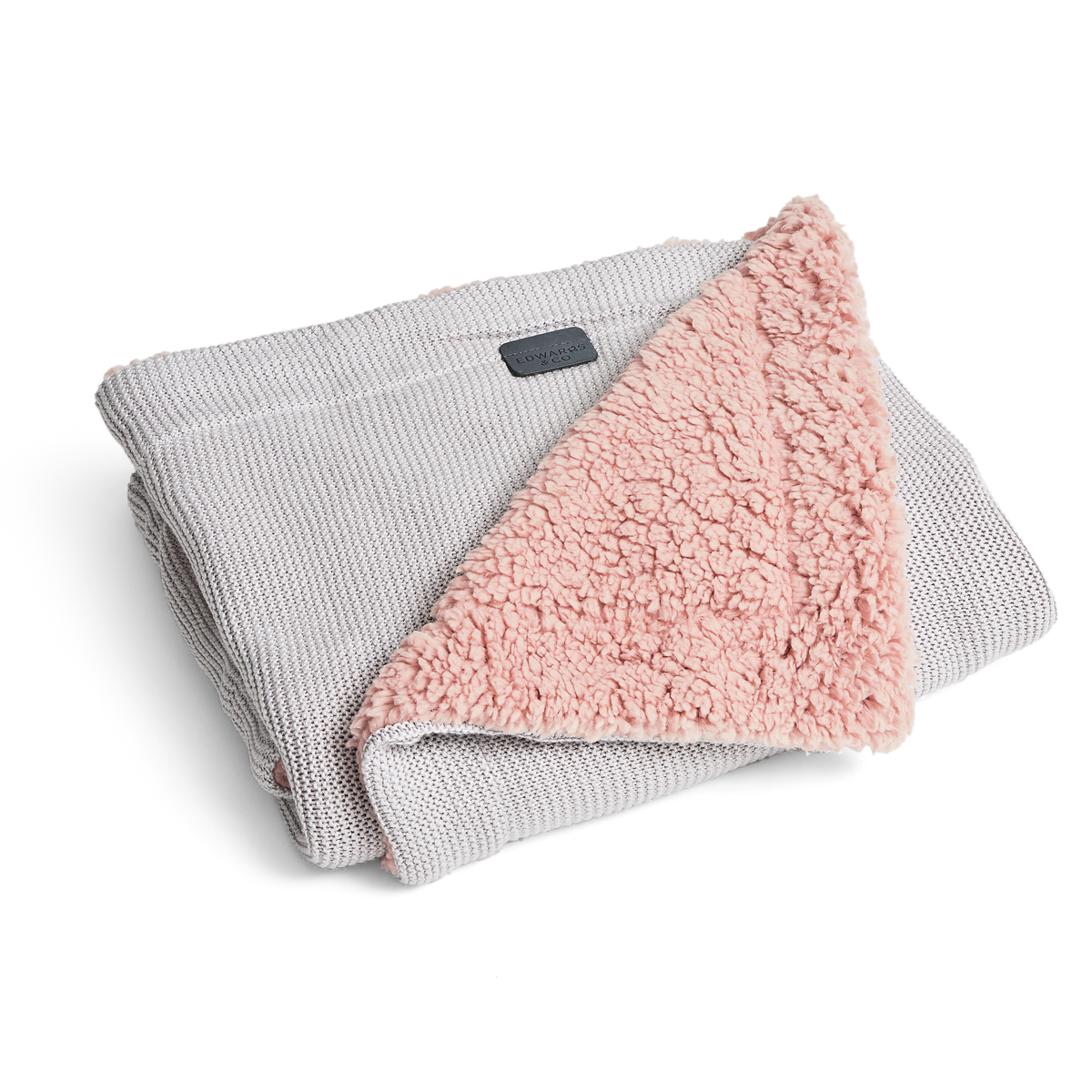 Edwards & Co Stroller Blanket - Pink Blush