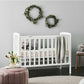 Childcare Bristol Cot White & Inner Spring Mattress White