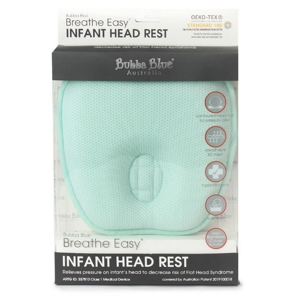 Bubba Blue Breathe Easy Infant Head Rest - Sage