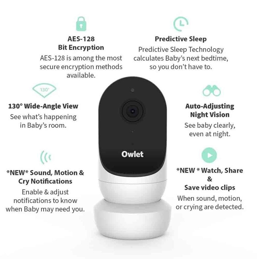 Owlet Cam 2 Baby Video Monitor - White